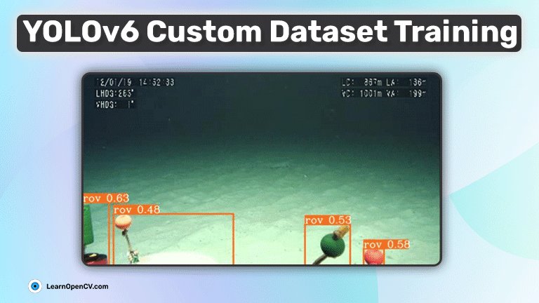 YOLOv6 Underwater Trash Detection Training Experiment