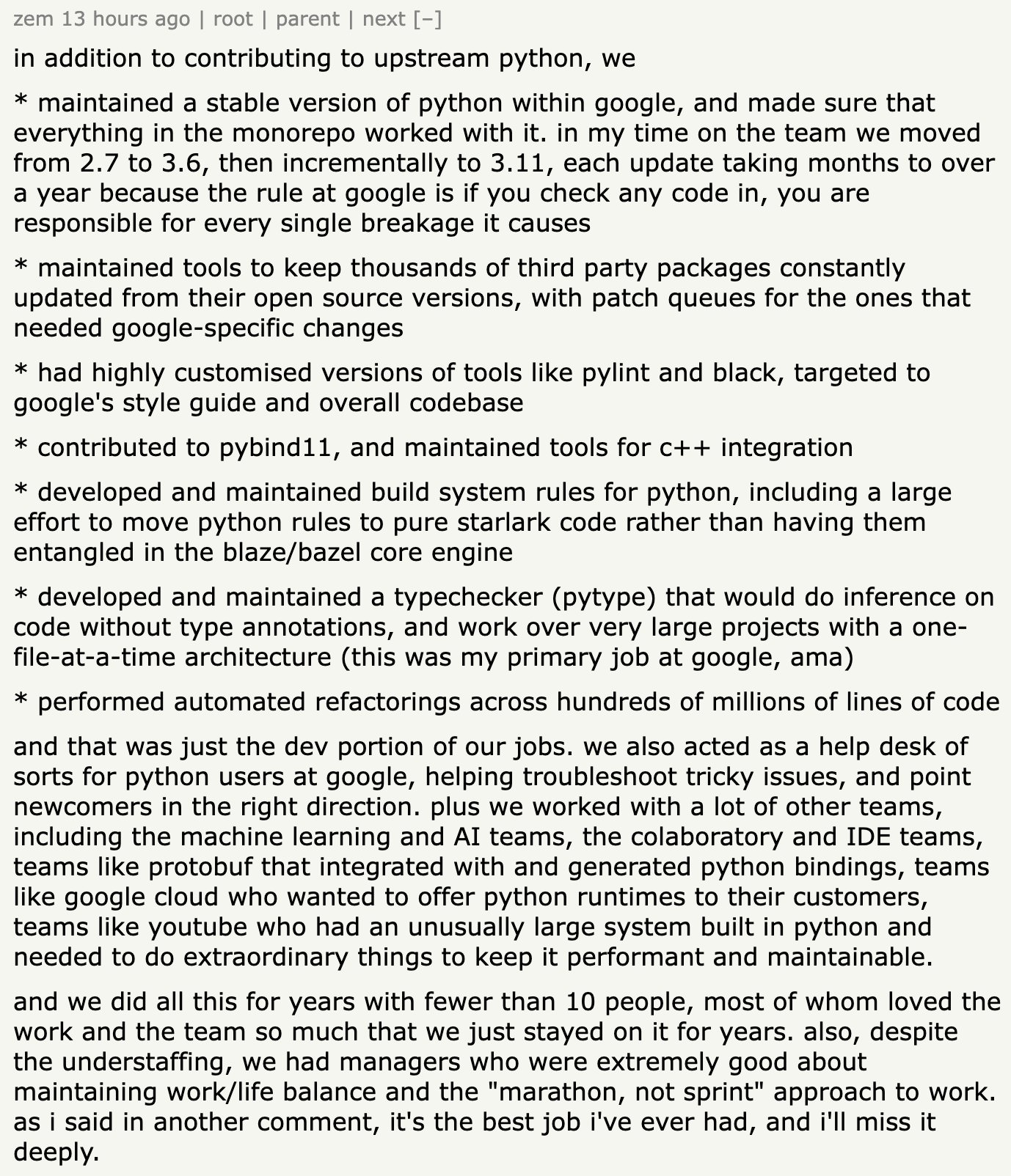 Google Lays Off Entire Python Foundations Team