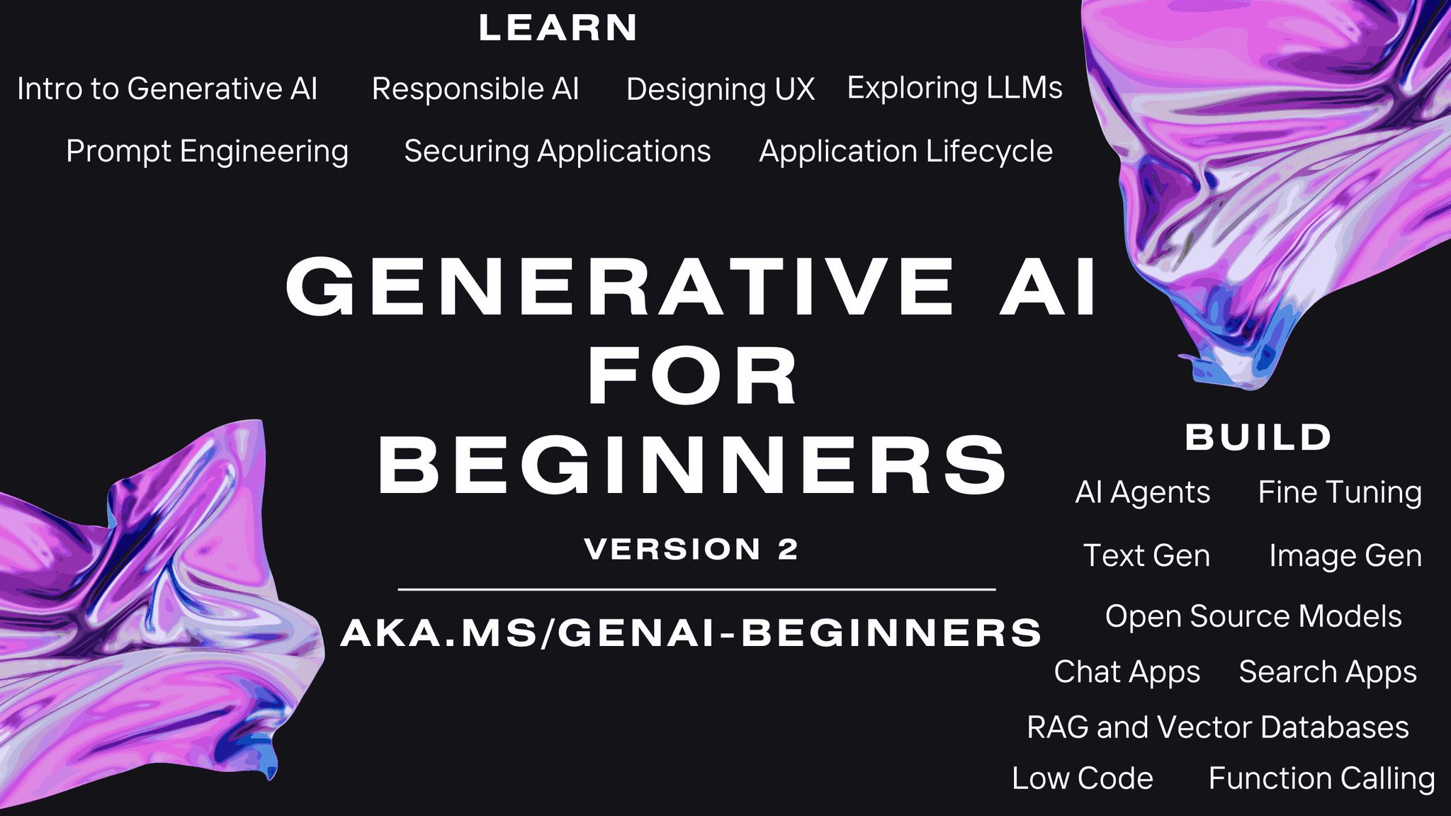 Microsoft Generative AI for Beginners: 18 Lessons Learning Guide