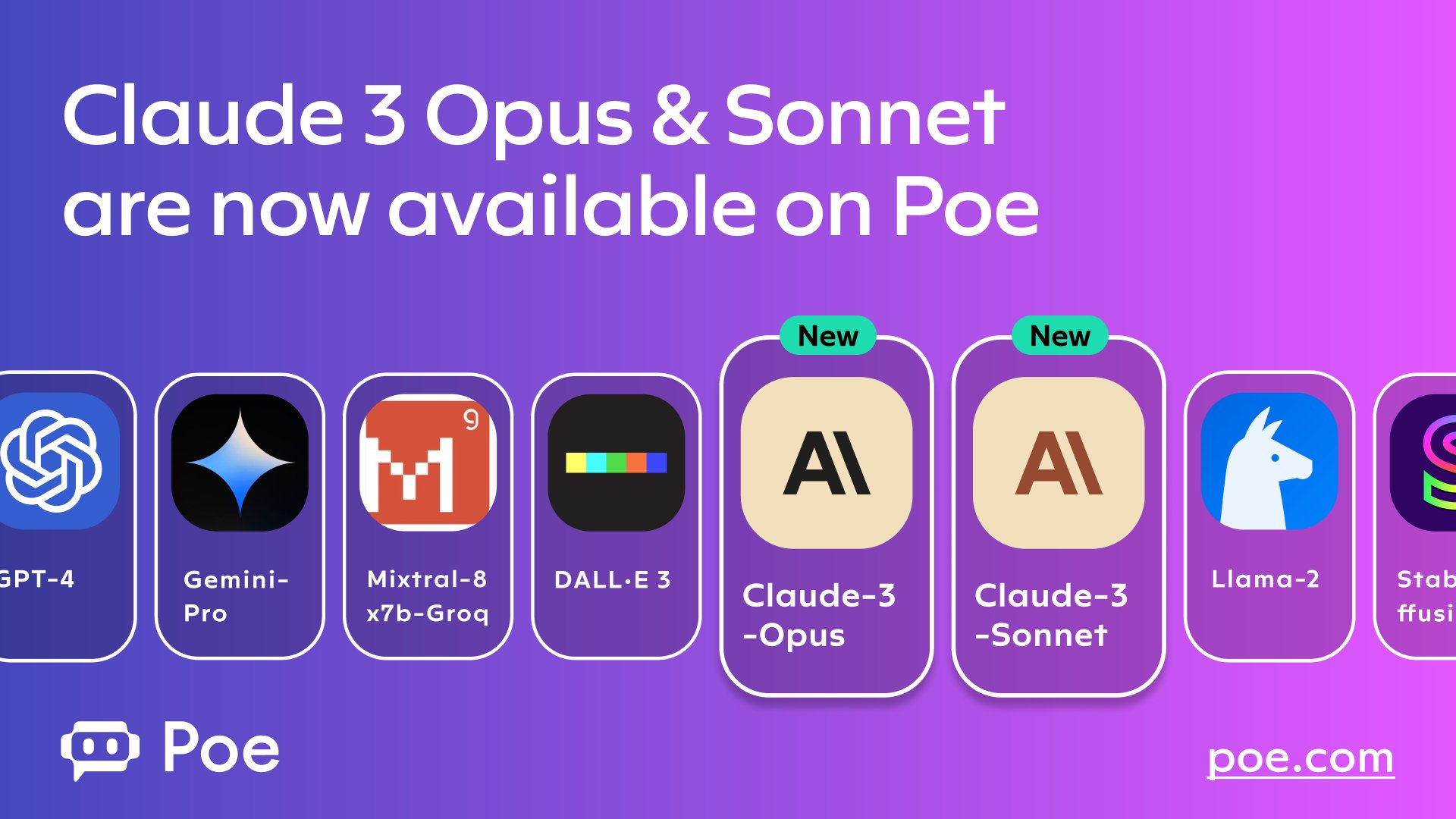 Claude 3 Opus Now Available on Poe Platform