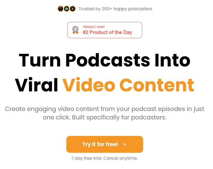 PodClips: AI Tool Converts Podcasts to Viral Video Clips