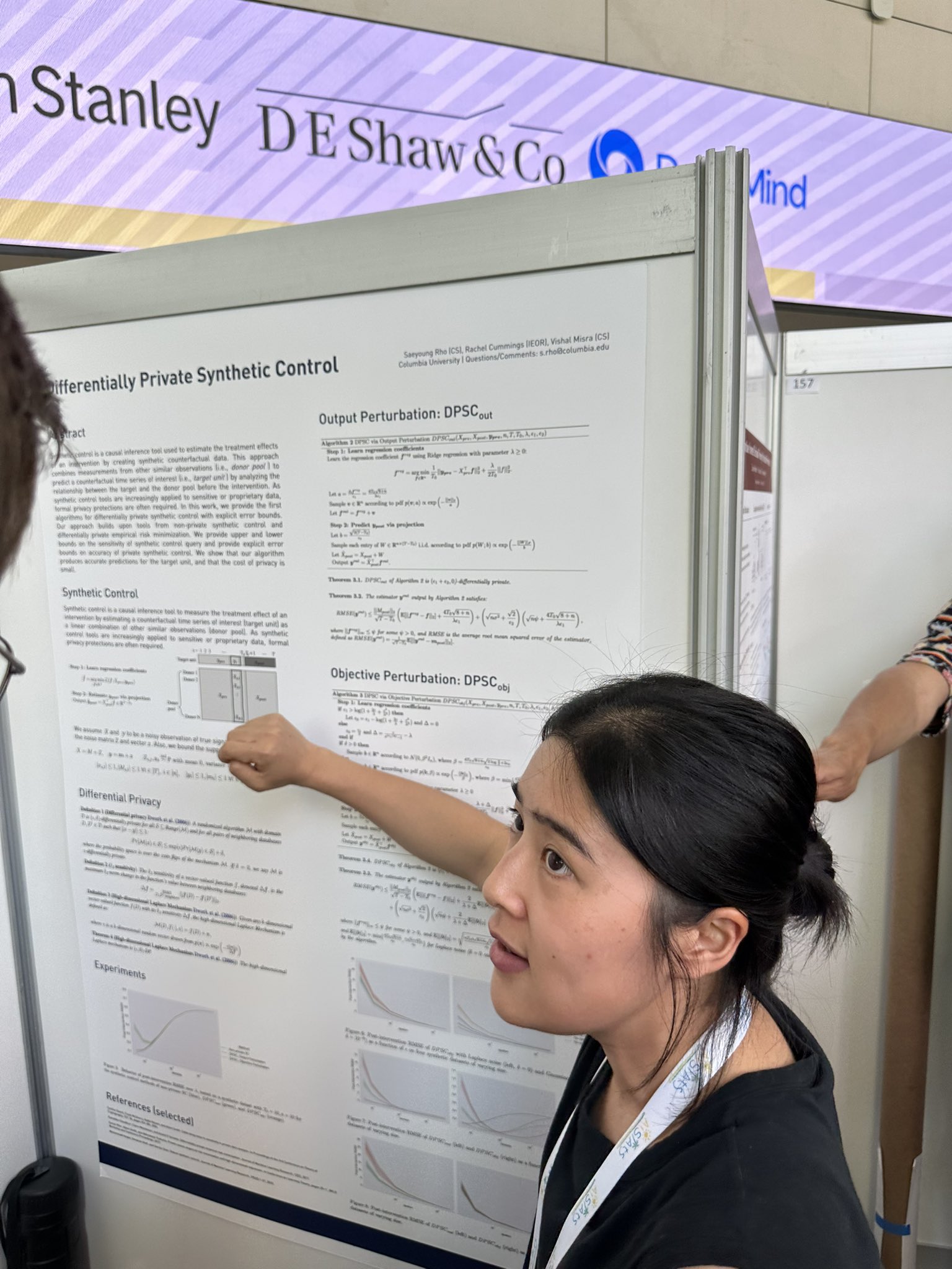 Differential Privacy and Synthetic Control Methods in AI