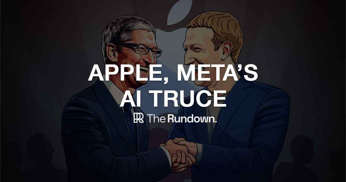 Apple Meta AI deal, Stability leadership changes, new AI tools jobs