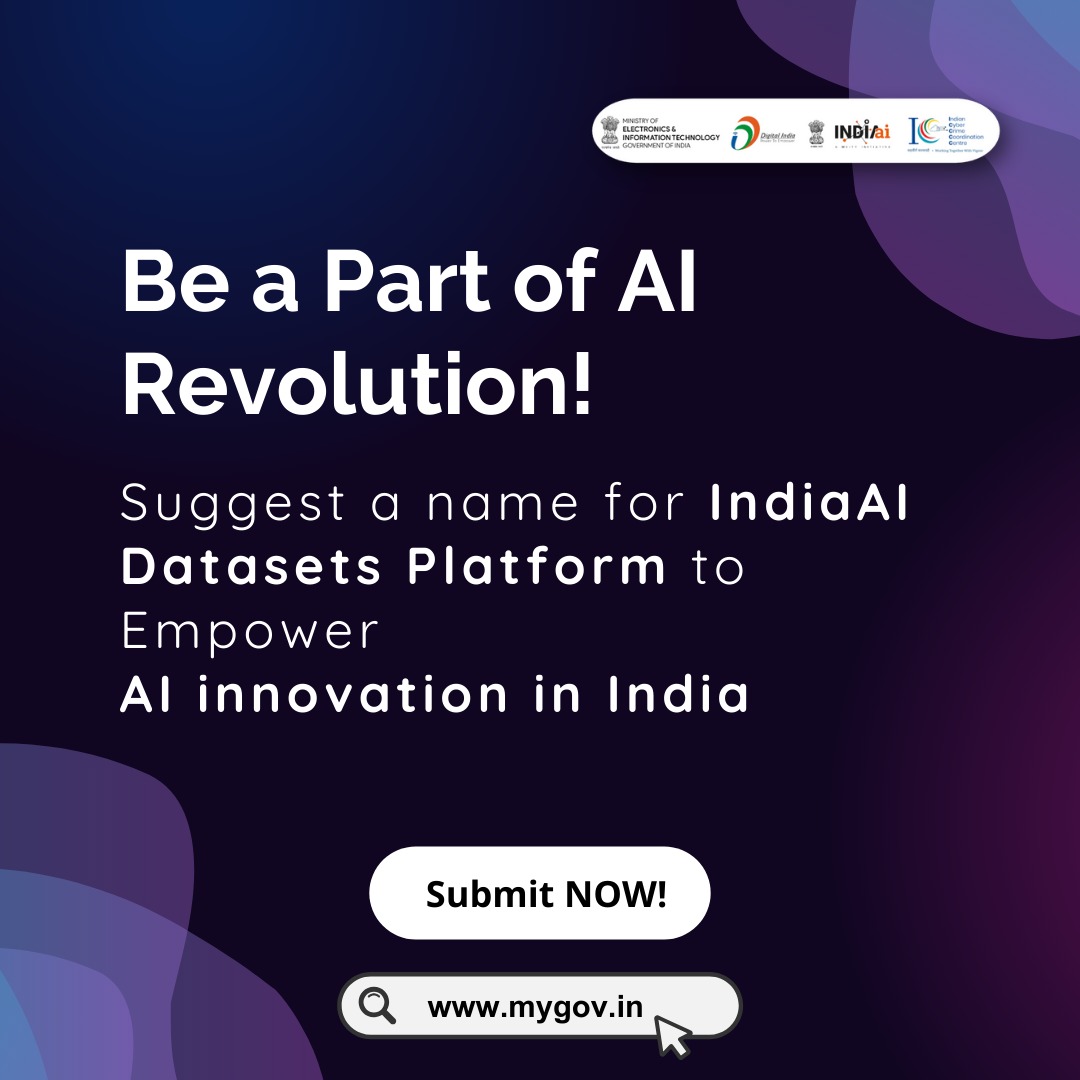 India Launches AI Datasets Platform Naming Contest