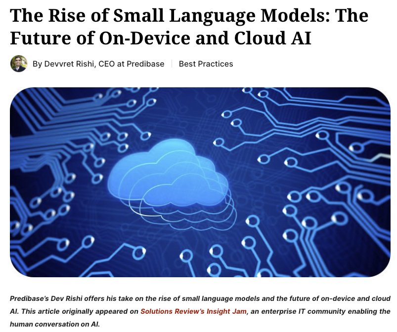Small Language Models: The Future of On-Device and Cloud AI