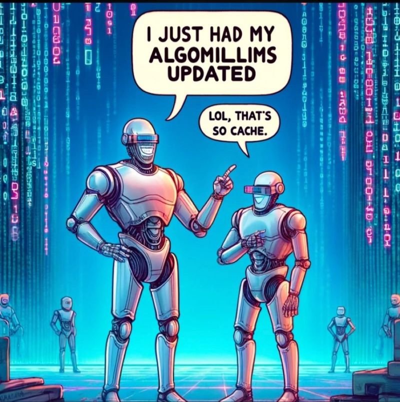 AI-Generated Memes with Humorous Tech-Based Slang