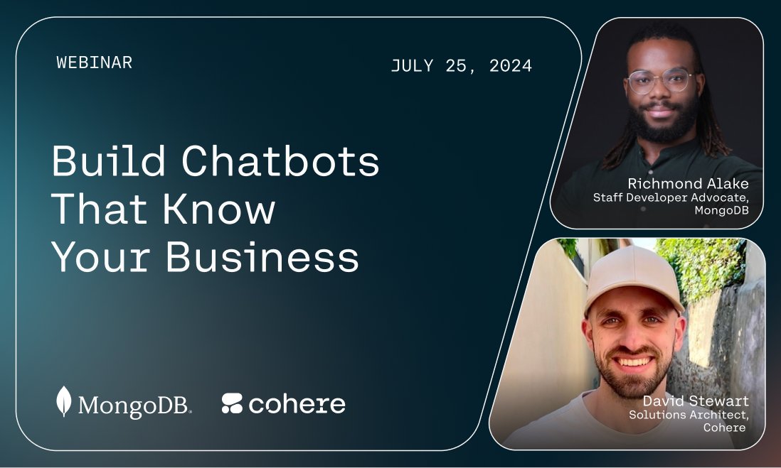 Enterprise Chatbots with MongoDB Atlas and Cohere Command R+