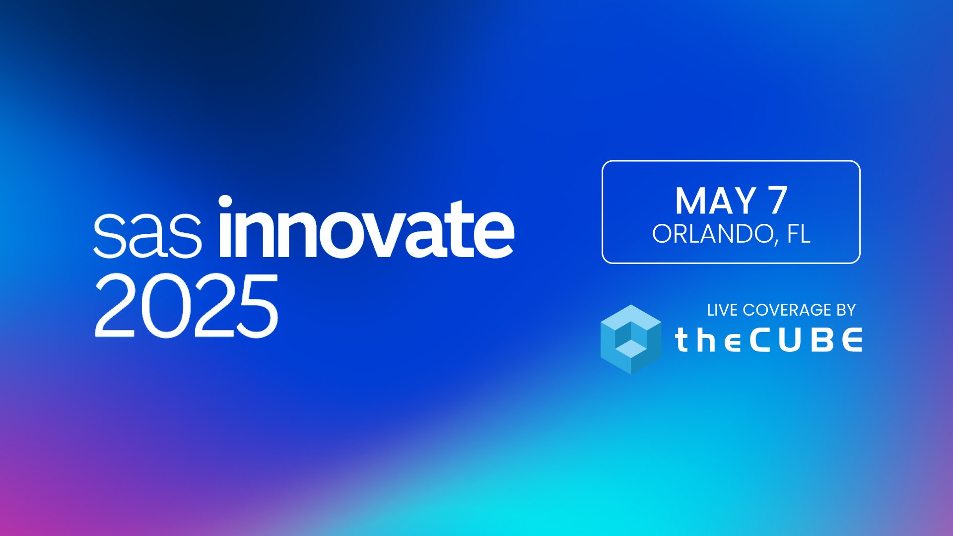 SASInnovate 2026: AI and Digital Transformation Live Coverage