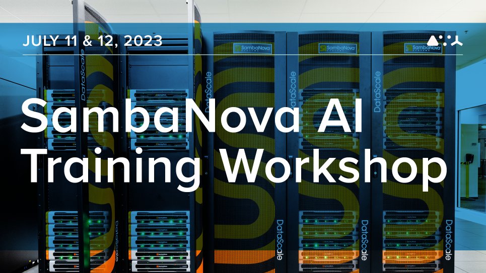 SambaNovaAI DataScale SN30 Training at Argonne Testbed