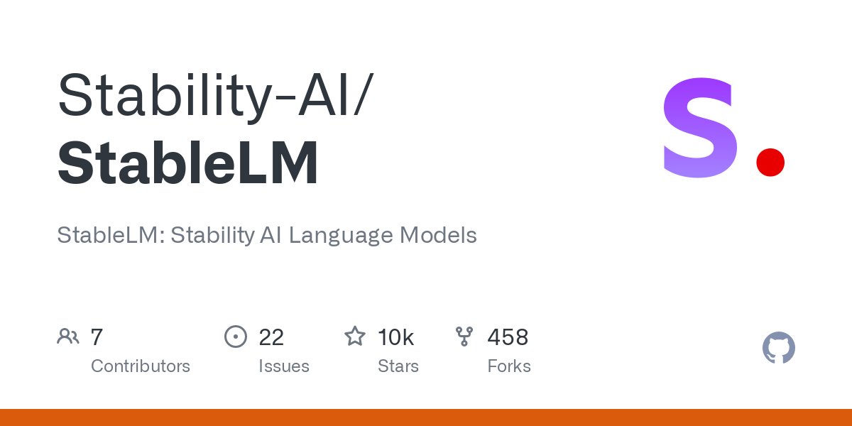 Stability AI Releases StableLM Open Source Language Models
