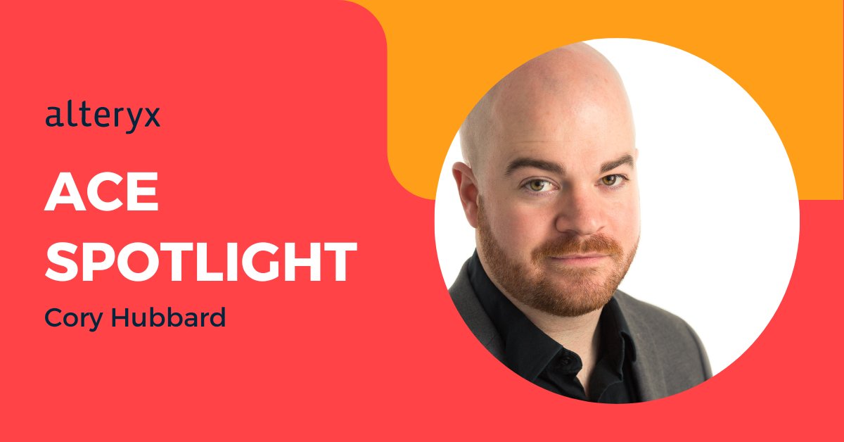 Cory Hubbard Named Alteryx ACE for Analytics Transformation