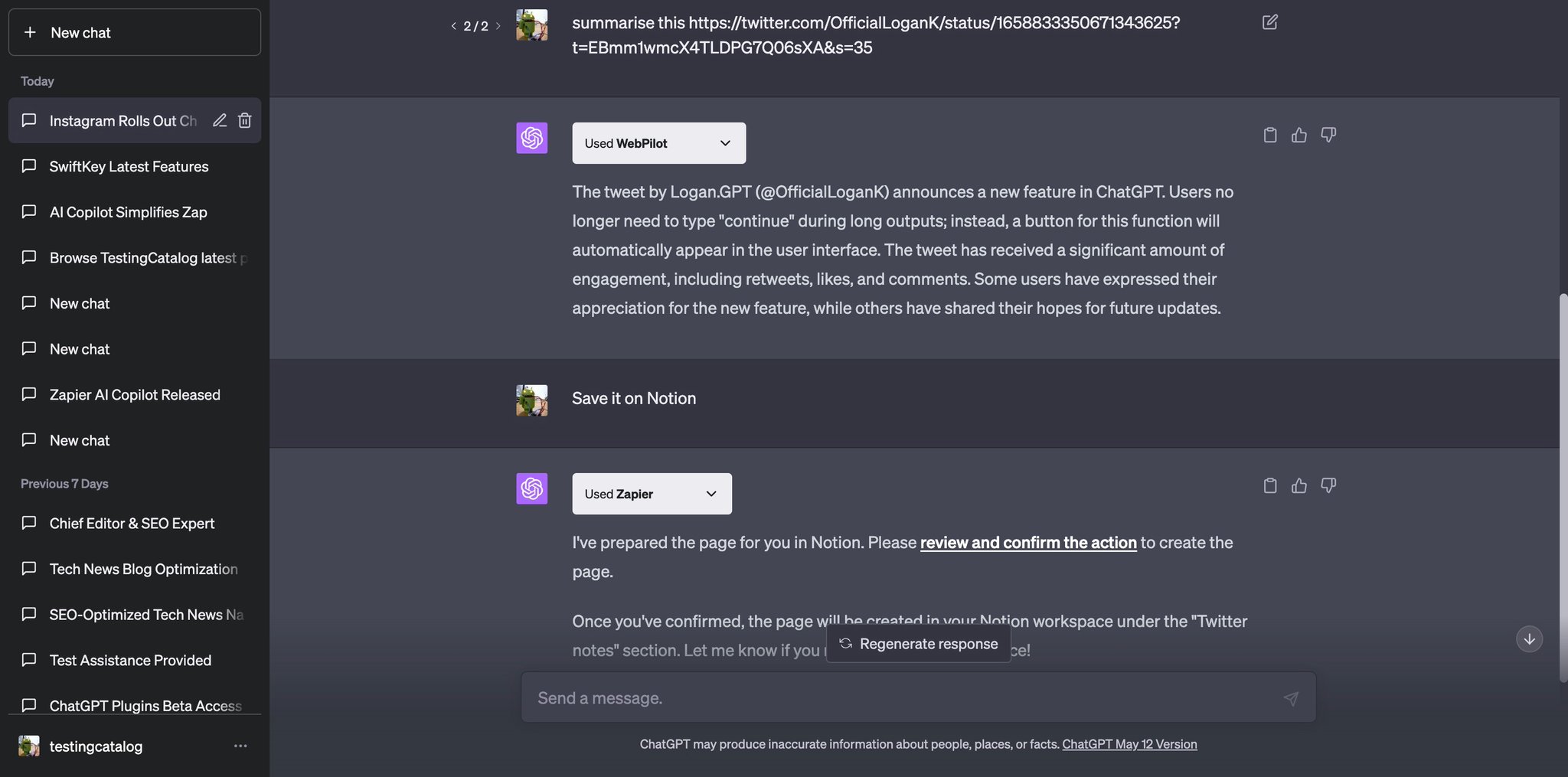 Using AI Plugins and Zapier for Workflow Automation