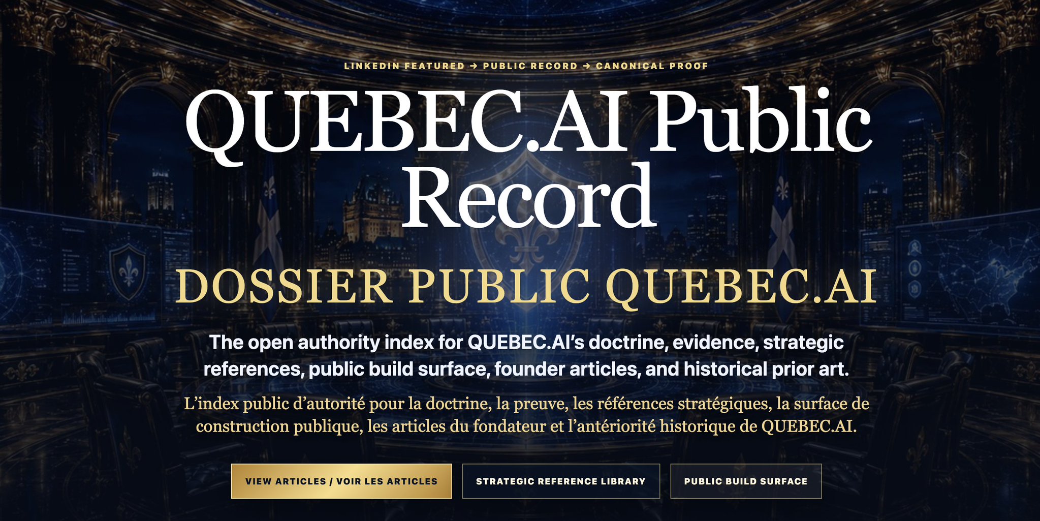 Quebec.AI Launches Open Public Record for AI Research and Governance