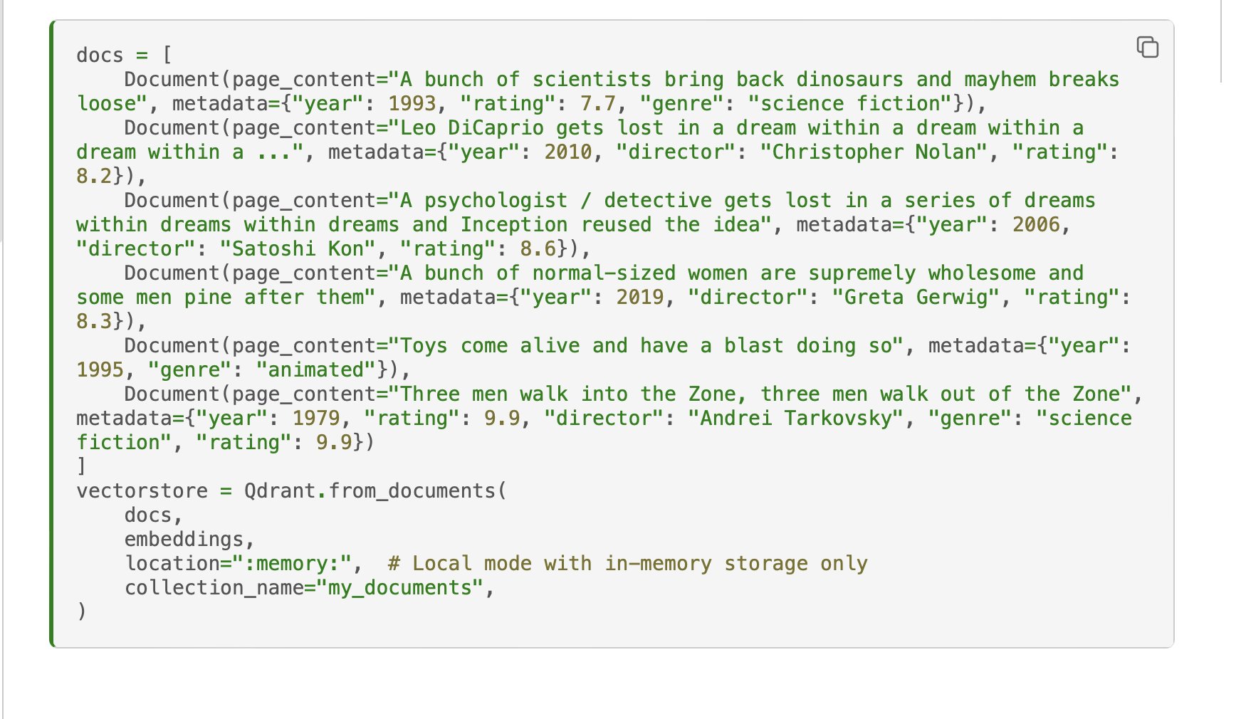 Self-query feature launches on Qdrant vector database