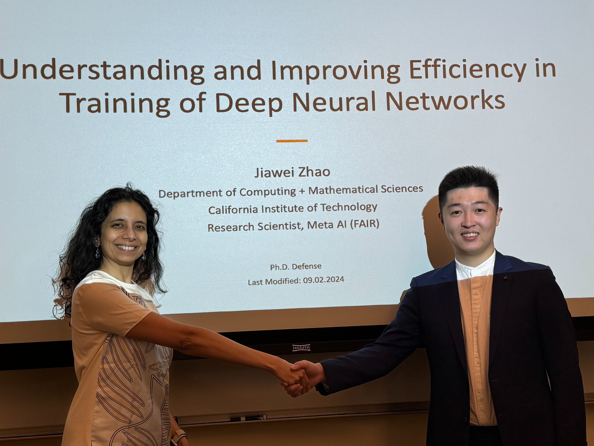PhD Defense: Hardware-Efficient Training Pioneer Achievement