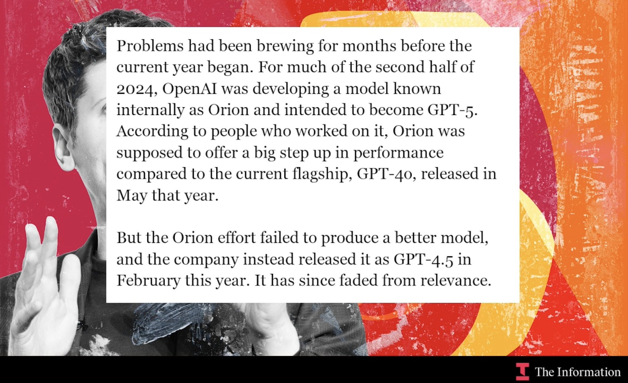 GPT-4.5 Orion Disappoints: Data Scarcity Limits Progress