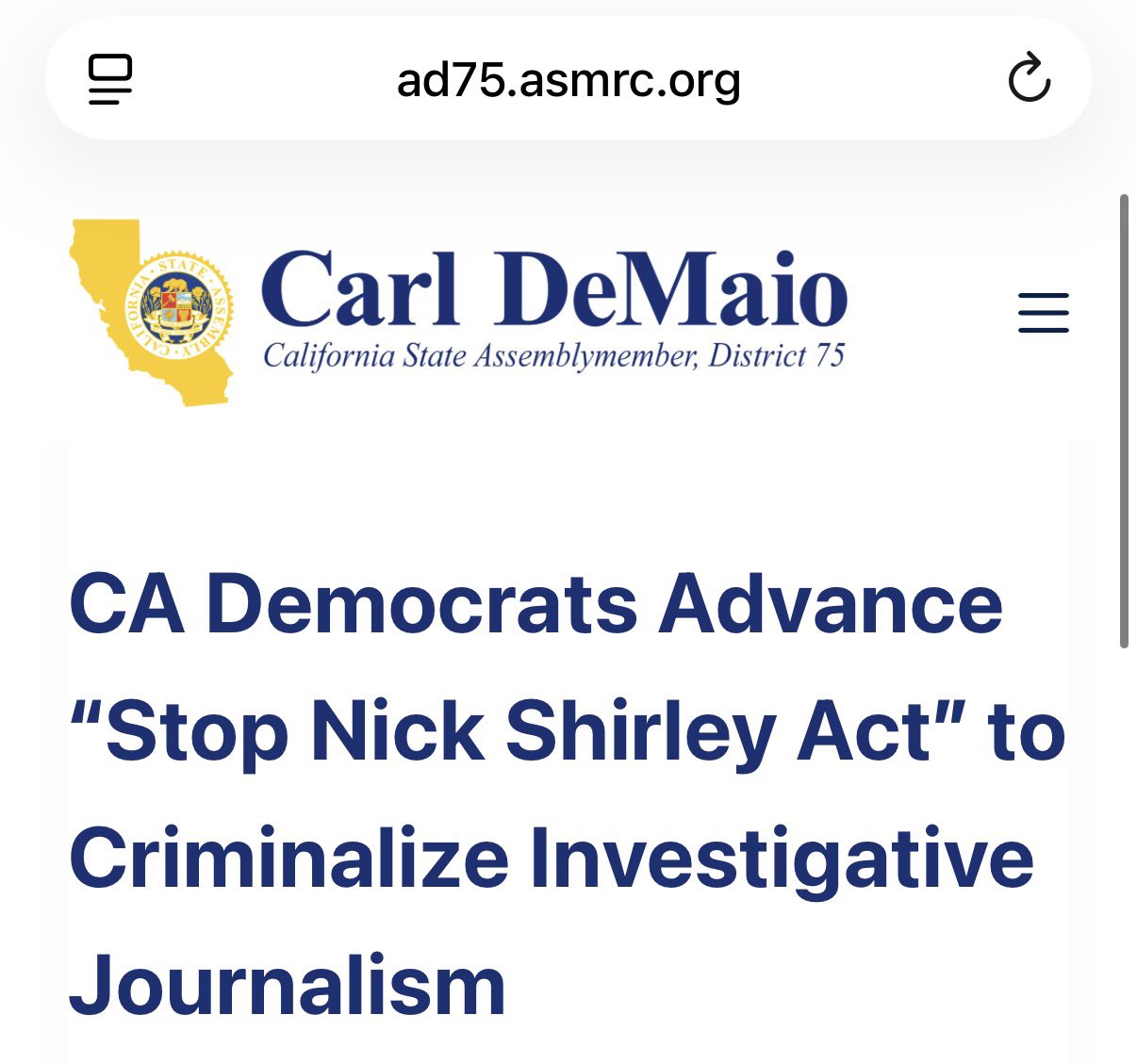 California Lawmakers Attempt to Criminalize Fraud Investigation