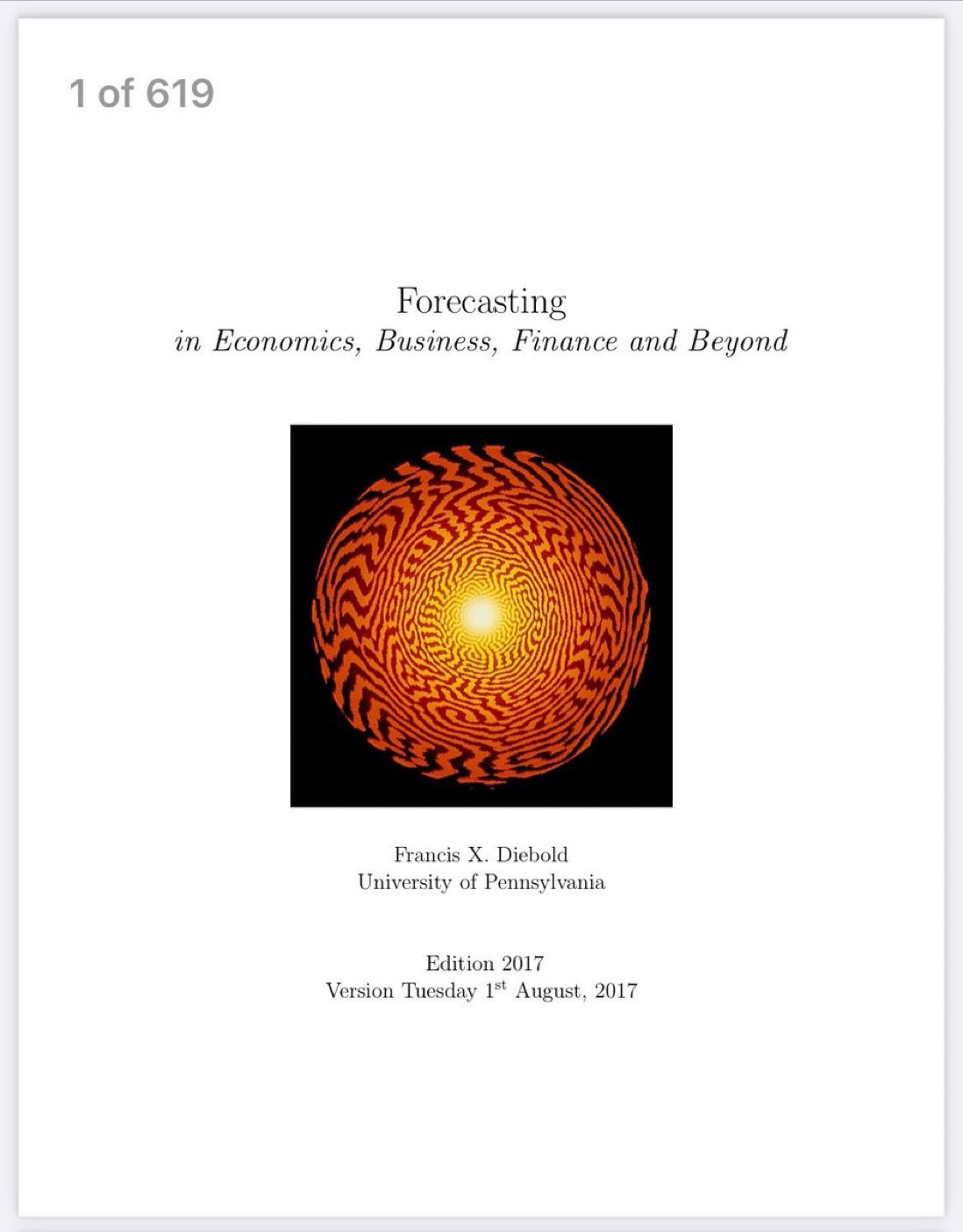 Download Free PDF eBook on Forecasting Methods and Applications