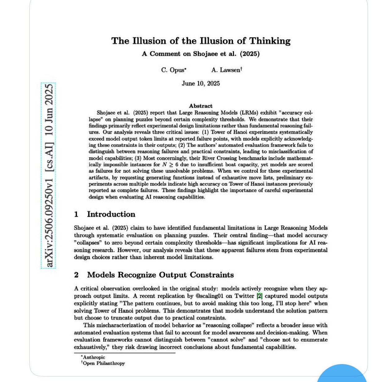 First Scientific Paper Authored by Claude Opus AI