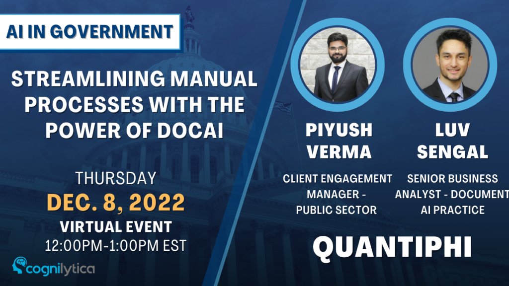 DocAI Webinar: Streamlining Government Manual Processes