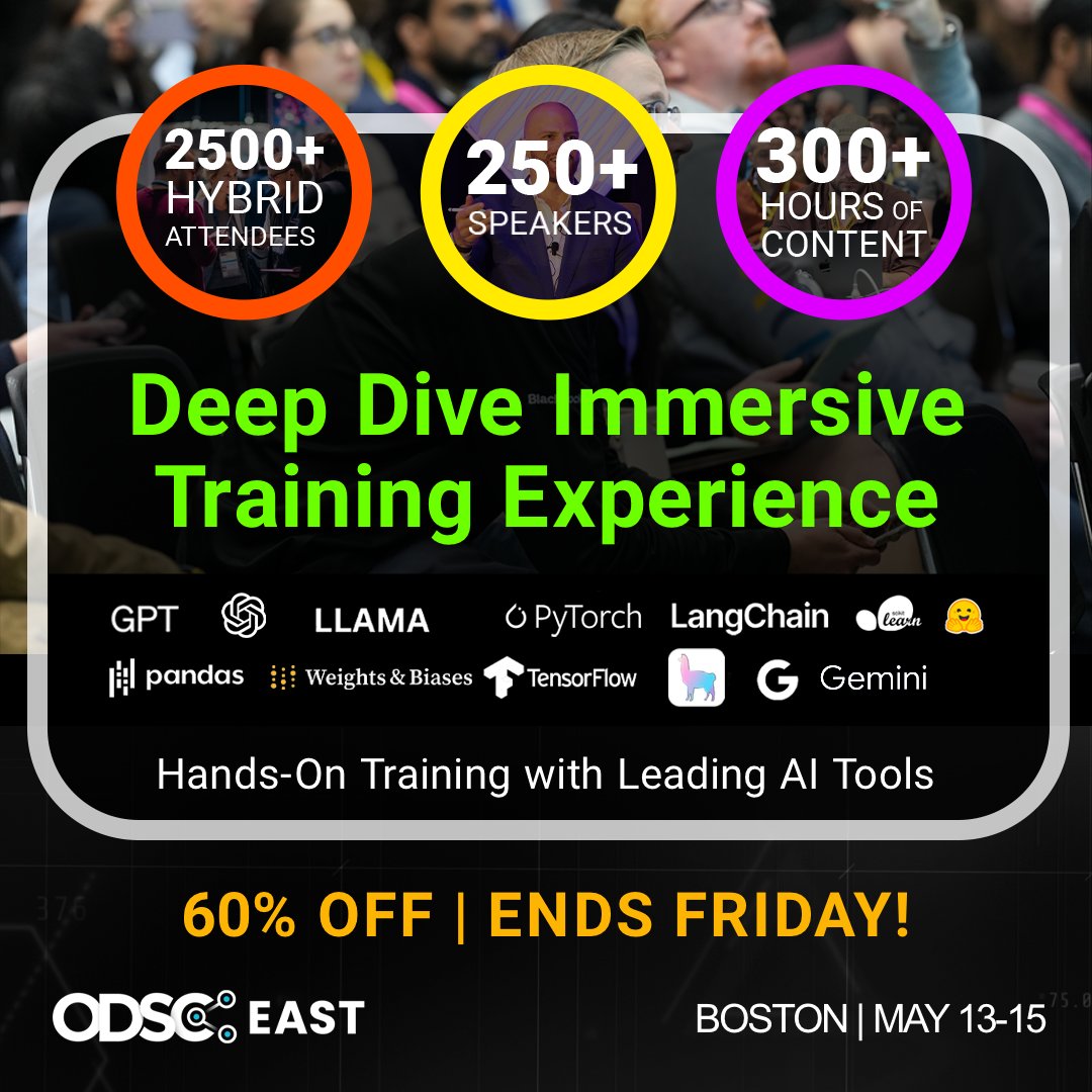 ODSC East 2025: 80+ Sessions on AI, LLMs, and Data Science