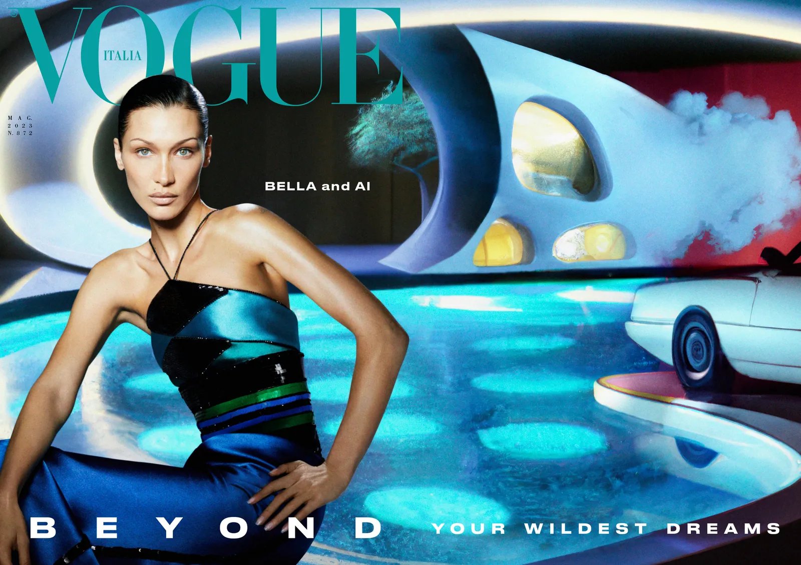 DALL-E Creates Vogue Italia Cover Featuring Bella Hadid