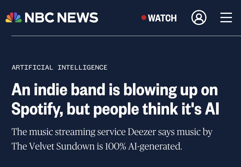 AI-Generated Band The Velvet Sundown Goes Viral on Spotify