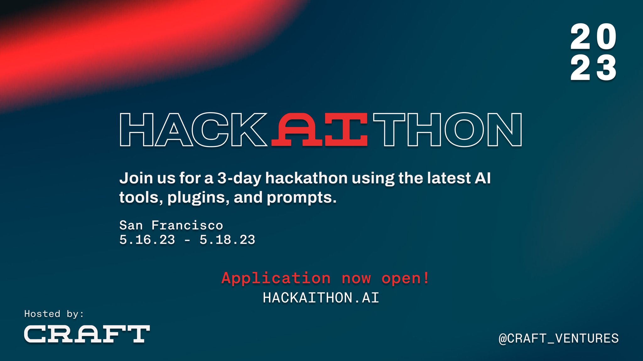 Craft Ventures hackAIthon Sponsorship on Replit Platform