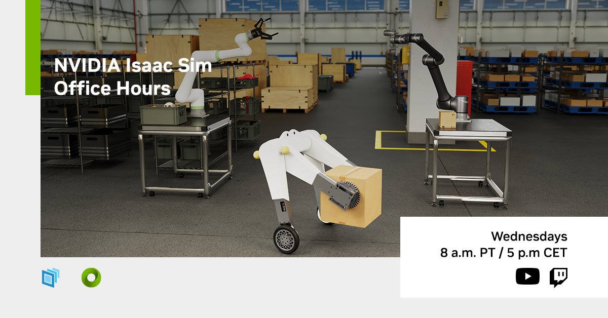 NVIDIA Isaac Sim Office Hours: Robotics Simulation Skills