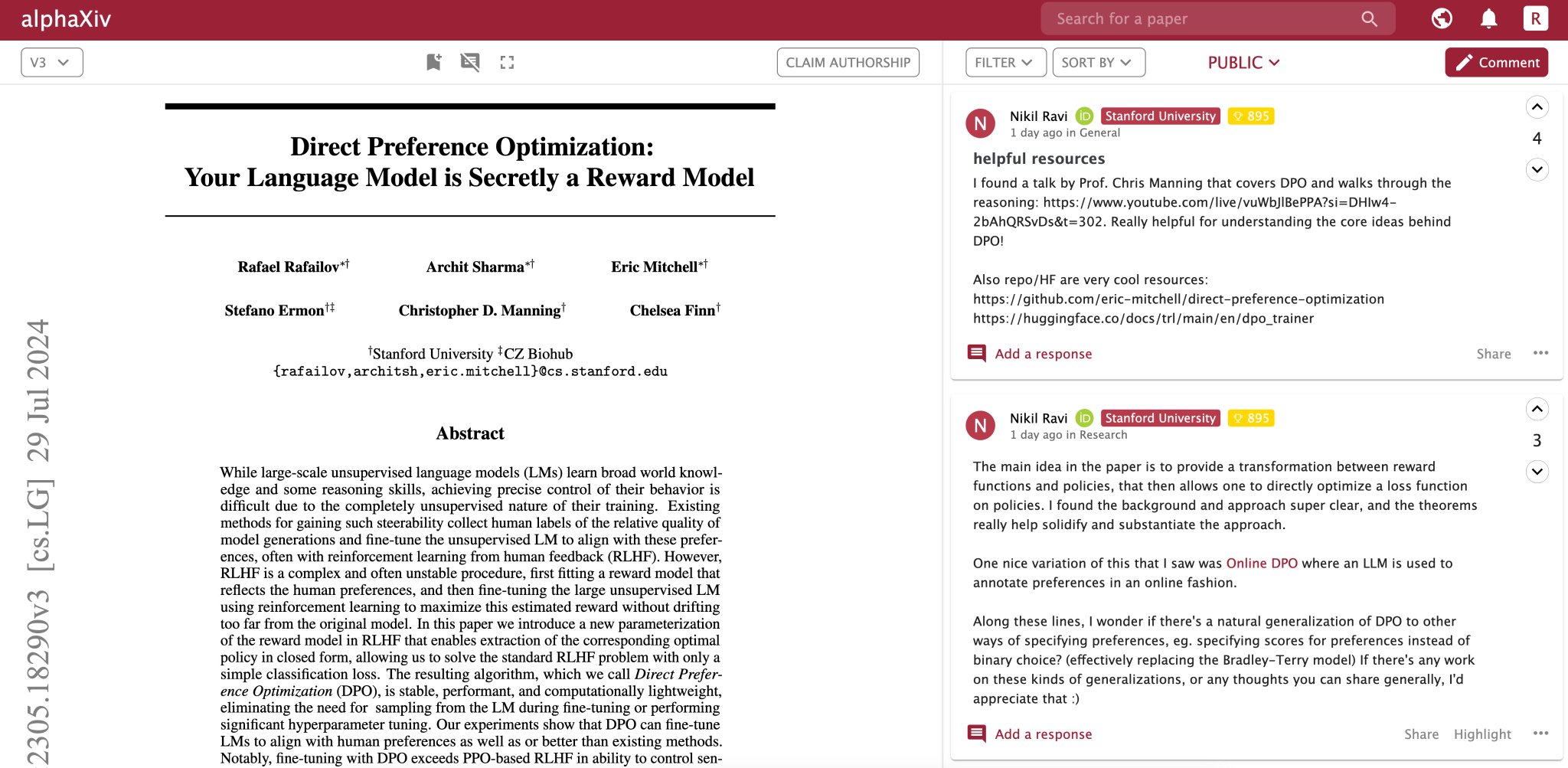 Direct Preference Optimization Authors Discuss DPO Impact
