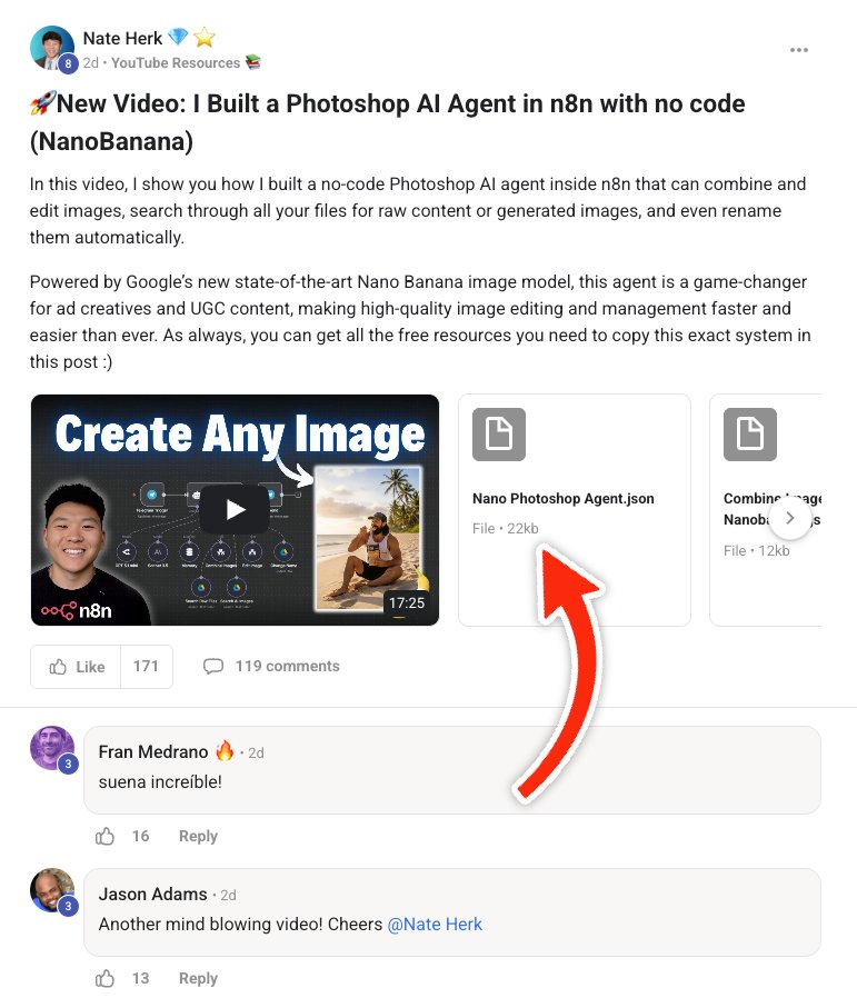 Building a Photoshop AI Agent in N8N No-Code