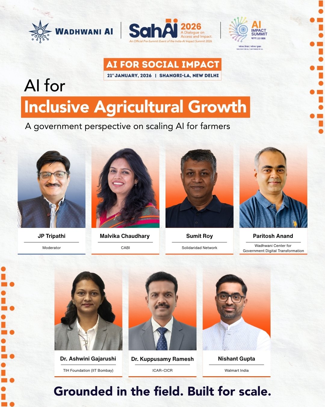 AI Leaders Discuss Agriculture Policy Research and Market Implementation