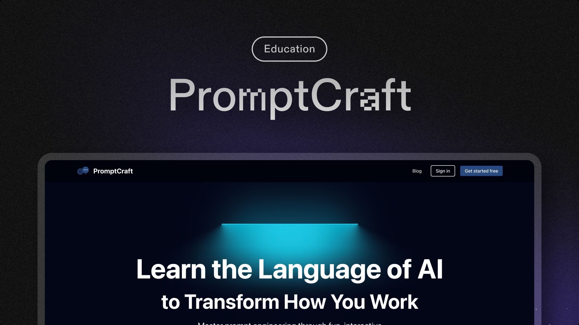 PromptCraft: Interactive Platform Teaching Prompt Engineering Skills