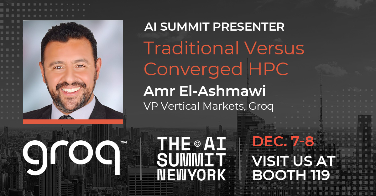 Amr El-Ashmawi Presents on Compute Convergence at AI Summit