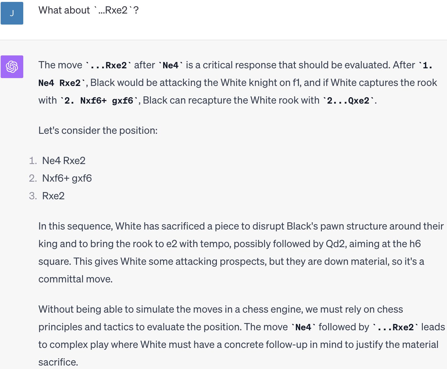 GPT-4V Chess Analysis Capabilities Questioned by Users