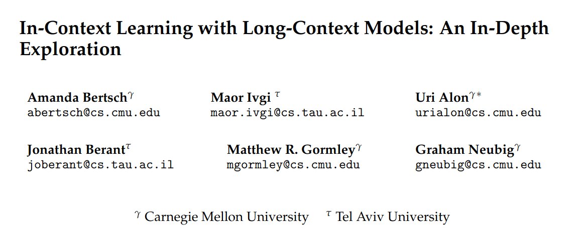 In-Context Learning Performance with Extreme Long-Context Models