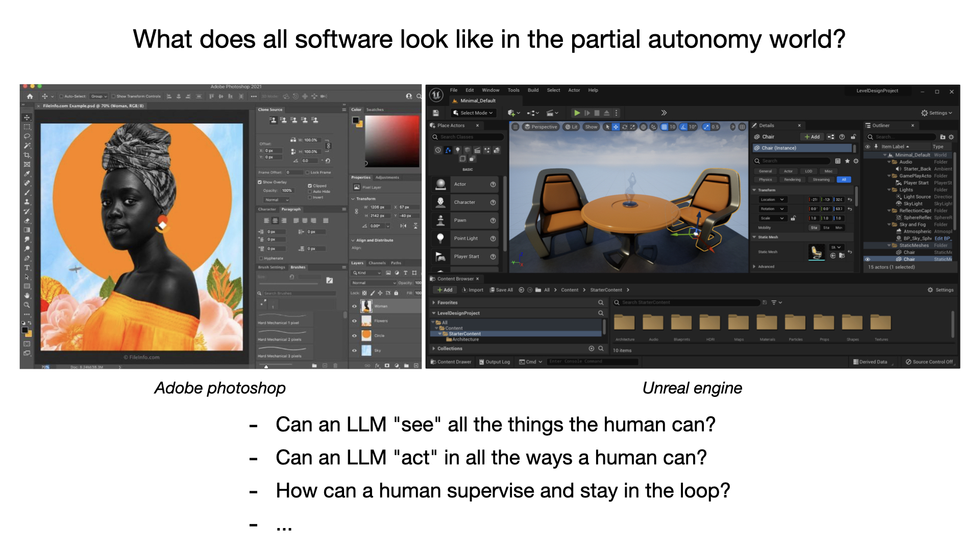 AI Superpowers: Partial Autonomy Keeps Humans in the Loop
