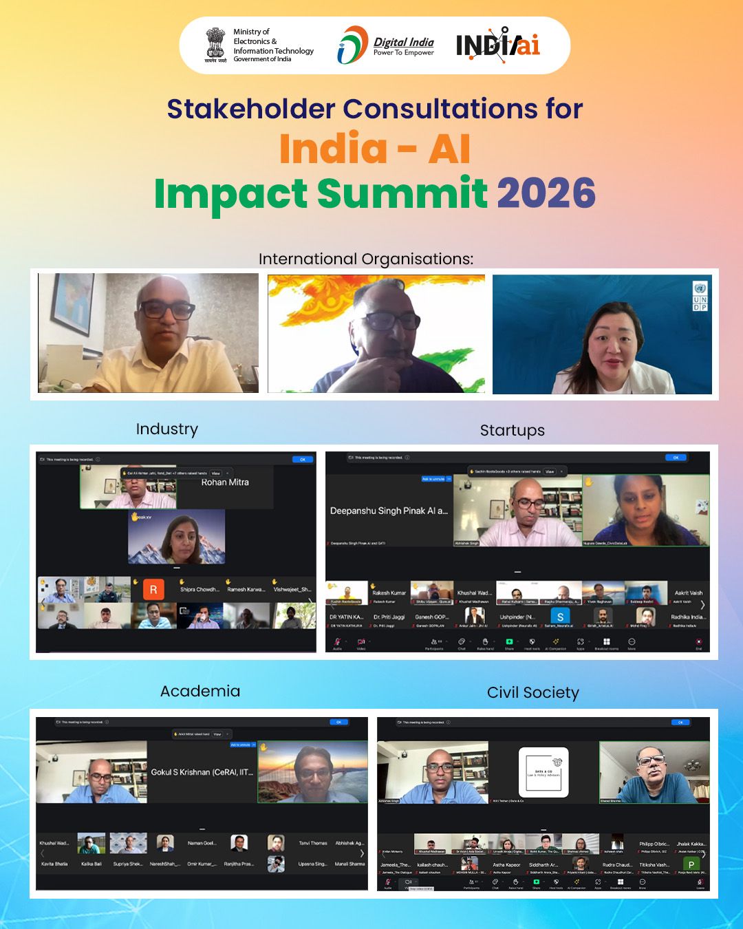 IndiaAI Stakeholder Consultations for Equitable Future Summit