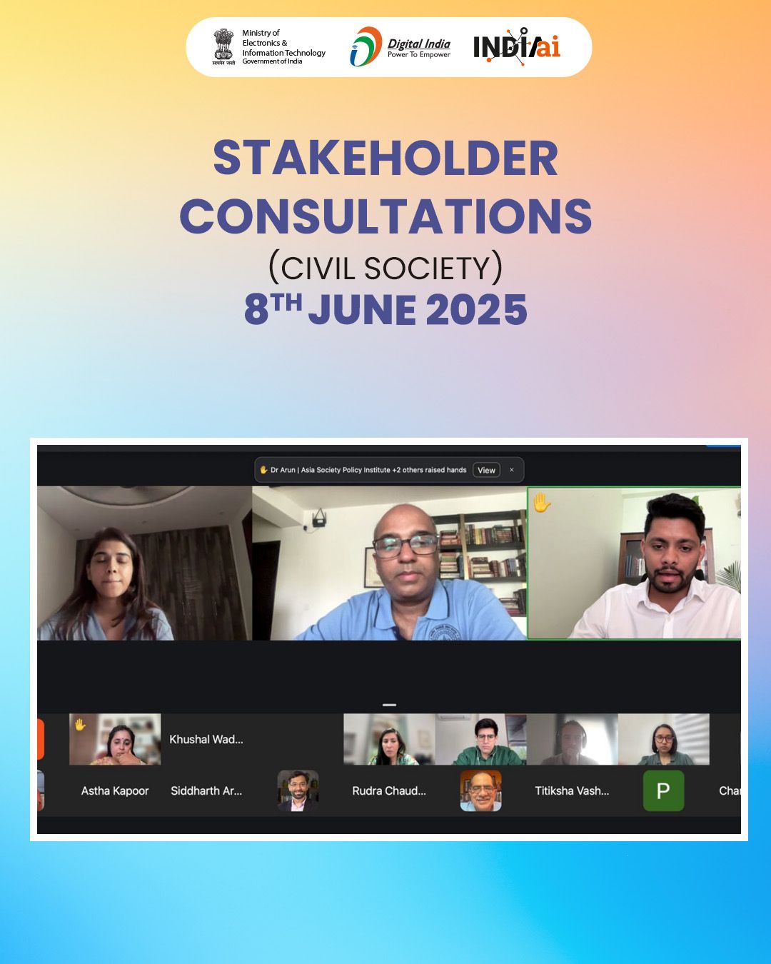 India-AI Impact Summit 2026: Civil Society Stakeholder Consultation