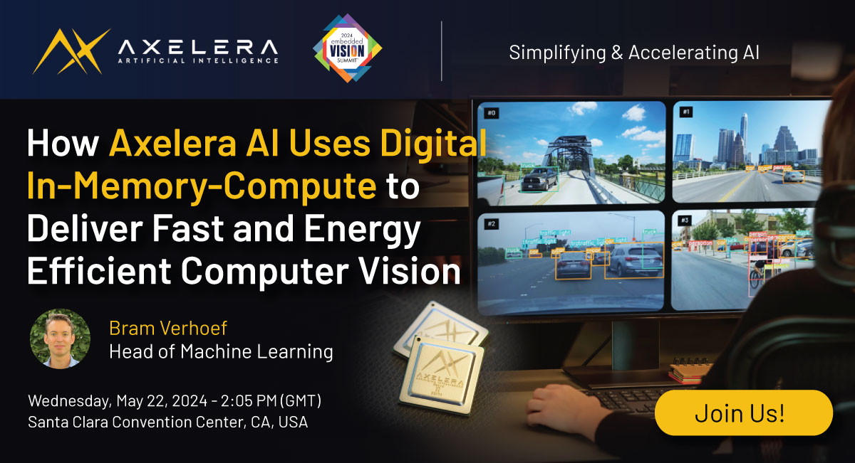 Axelera AI Showcases In-Memory-Compute Computer Vision Solutions