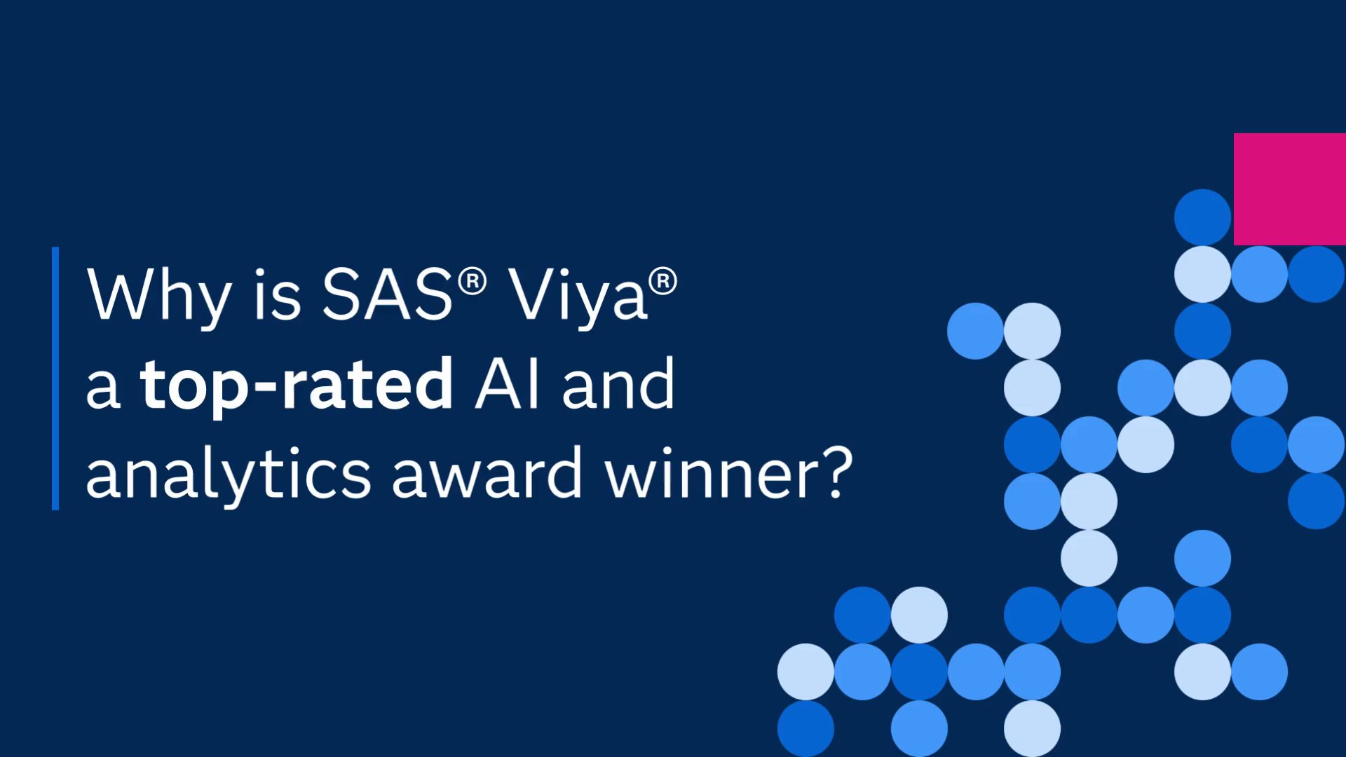 SAS Viya wins G2 awards for AI and analytics products