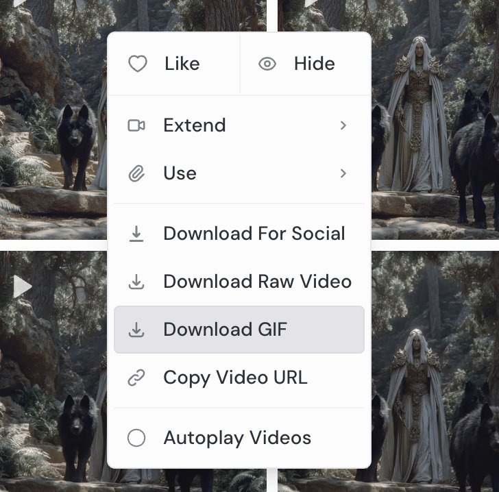 New Right-Click Download as GIF Feature Released