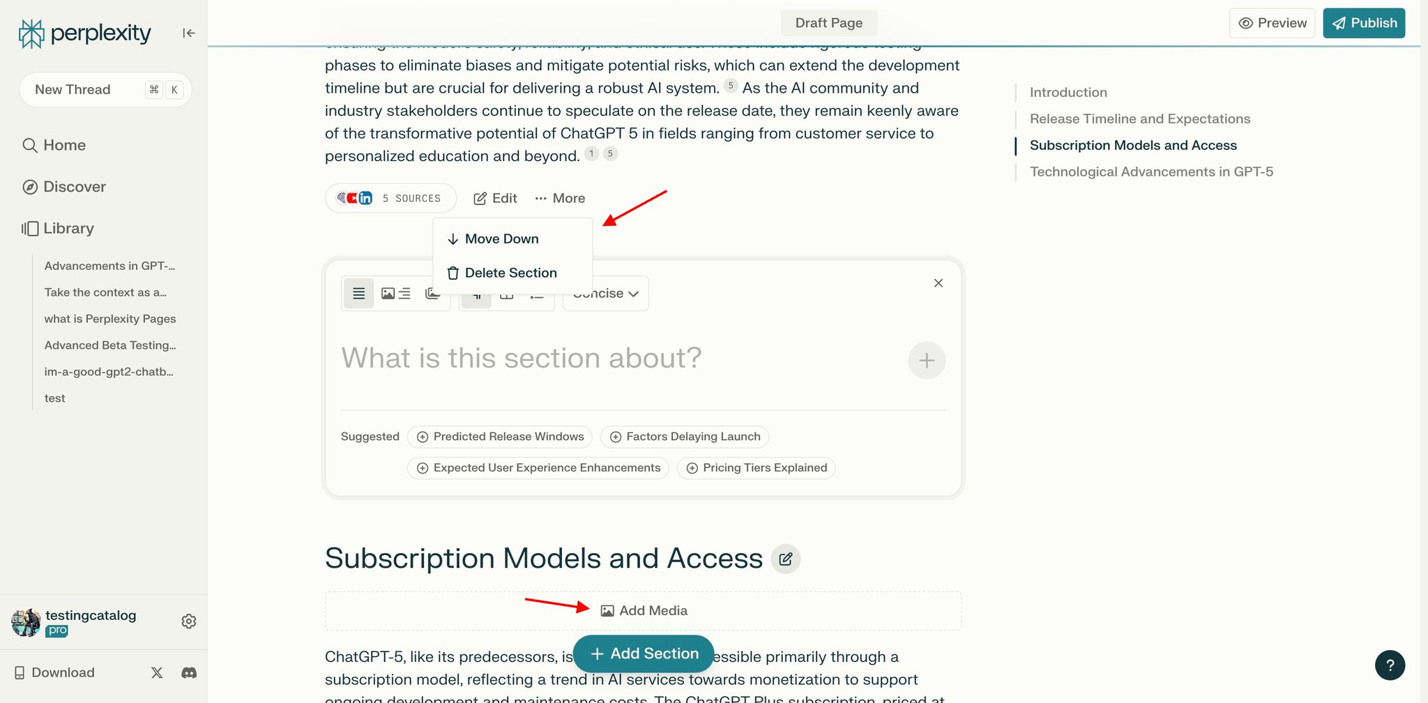 Perplexity introduces Pages for AI content creation