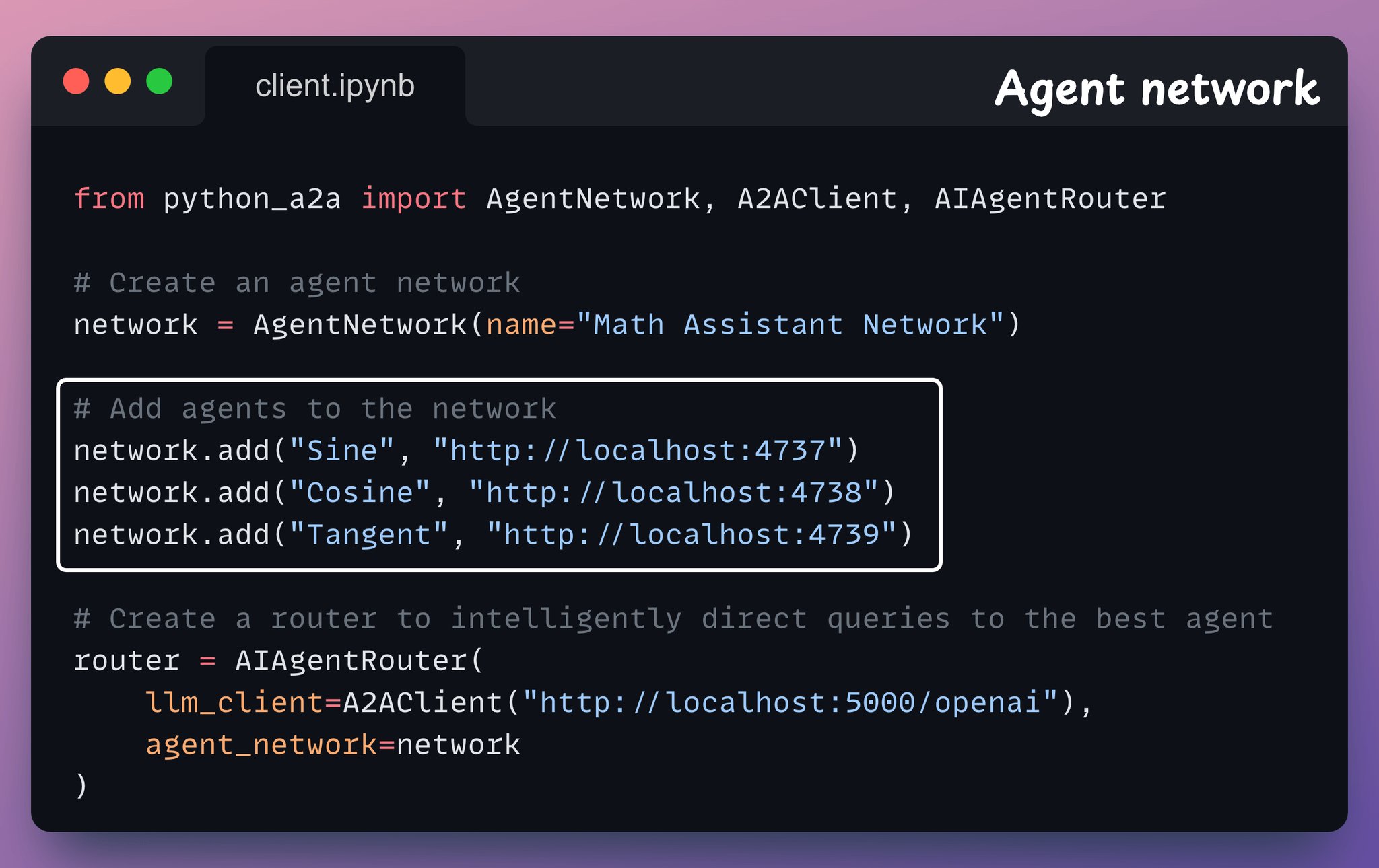 Client-Side Agent Integration and Intelligent Query Routing