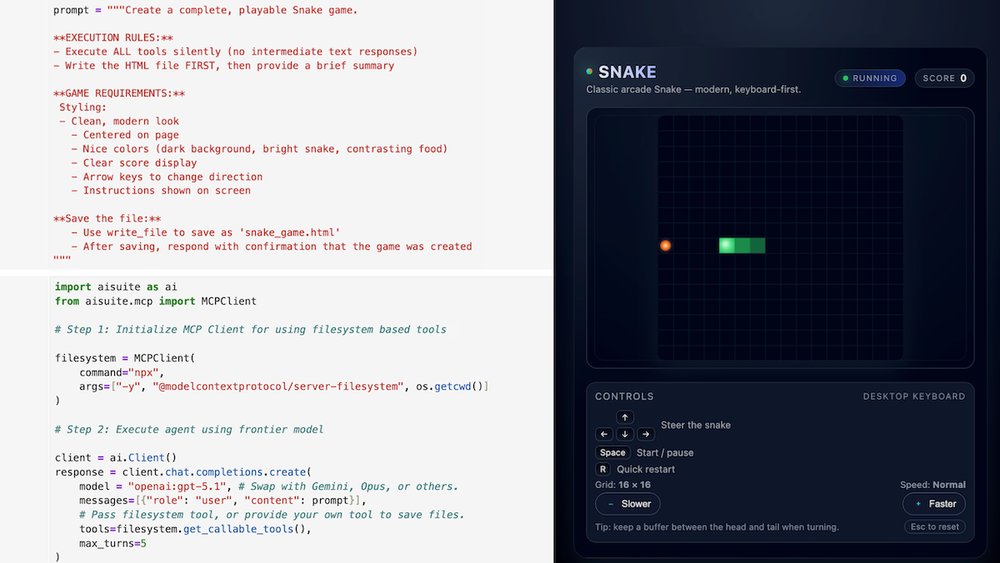 Building Autonomous Agents with aisuite Open Source Package