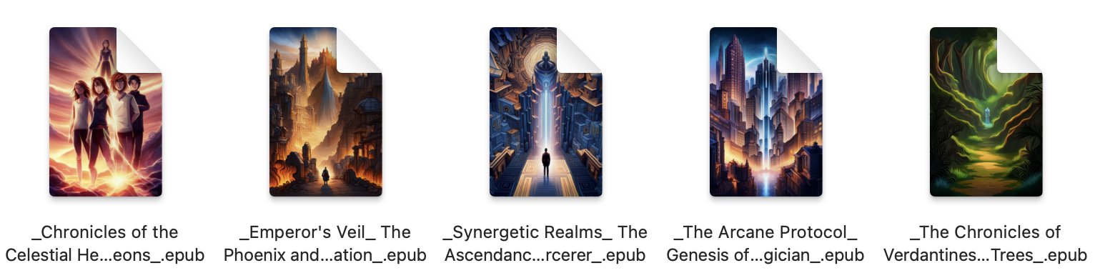 AI Tool Generates Complete Novels with Original Cover Art