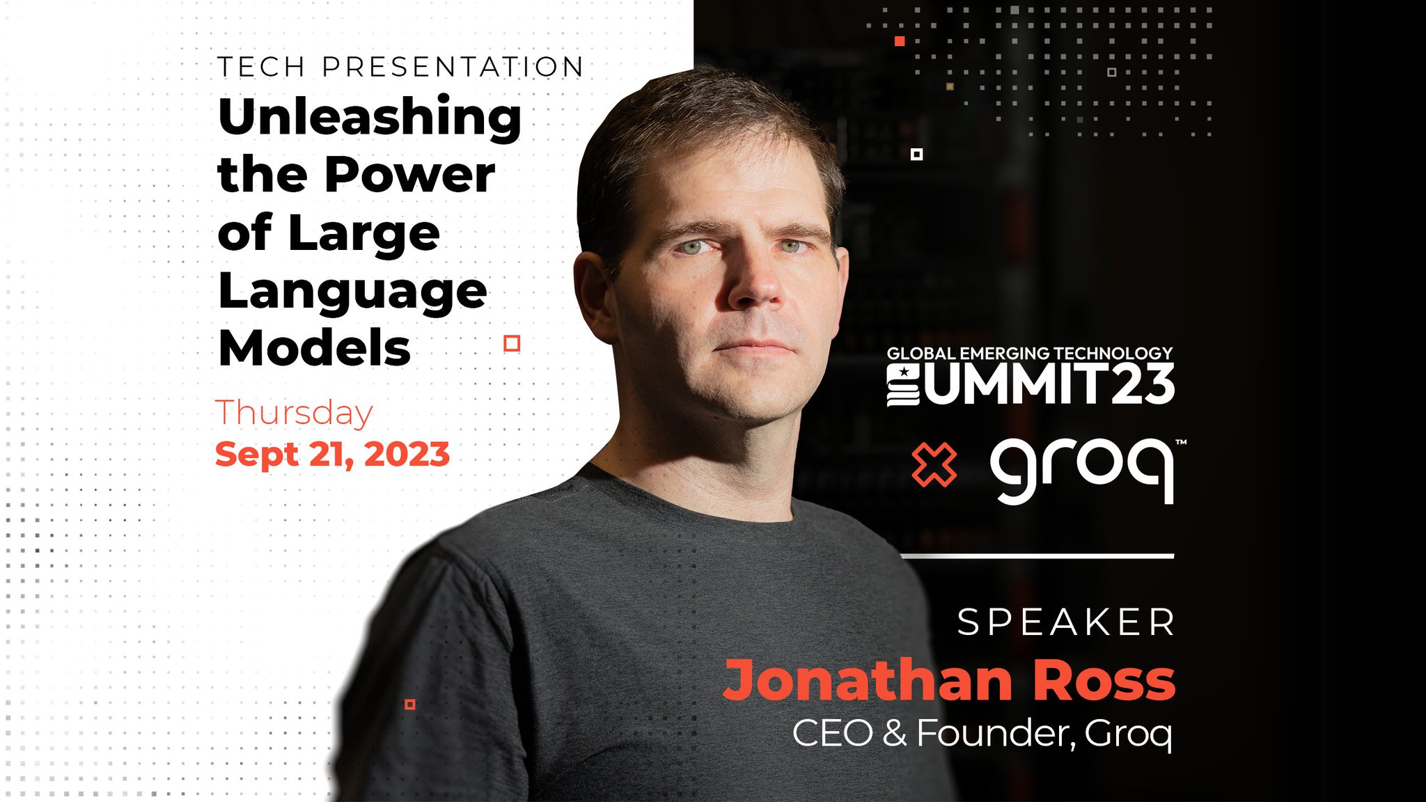Groq CEO Showcases LPU System at SCS Summit 2023
