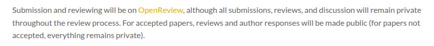 ALT 2025 Makes Accepted Paper Reviews Public