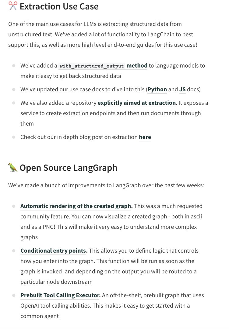 LangChain Updates: Data Extraction and Self-Corrective AI Assistant