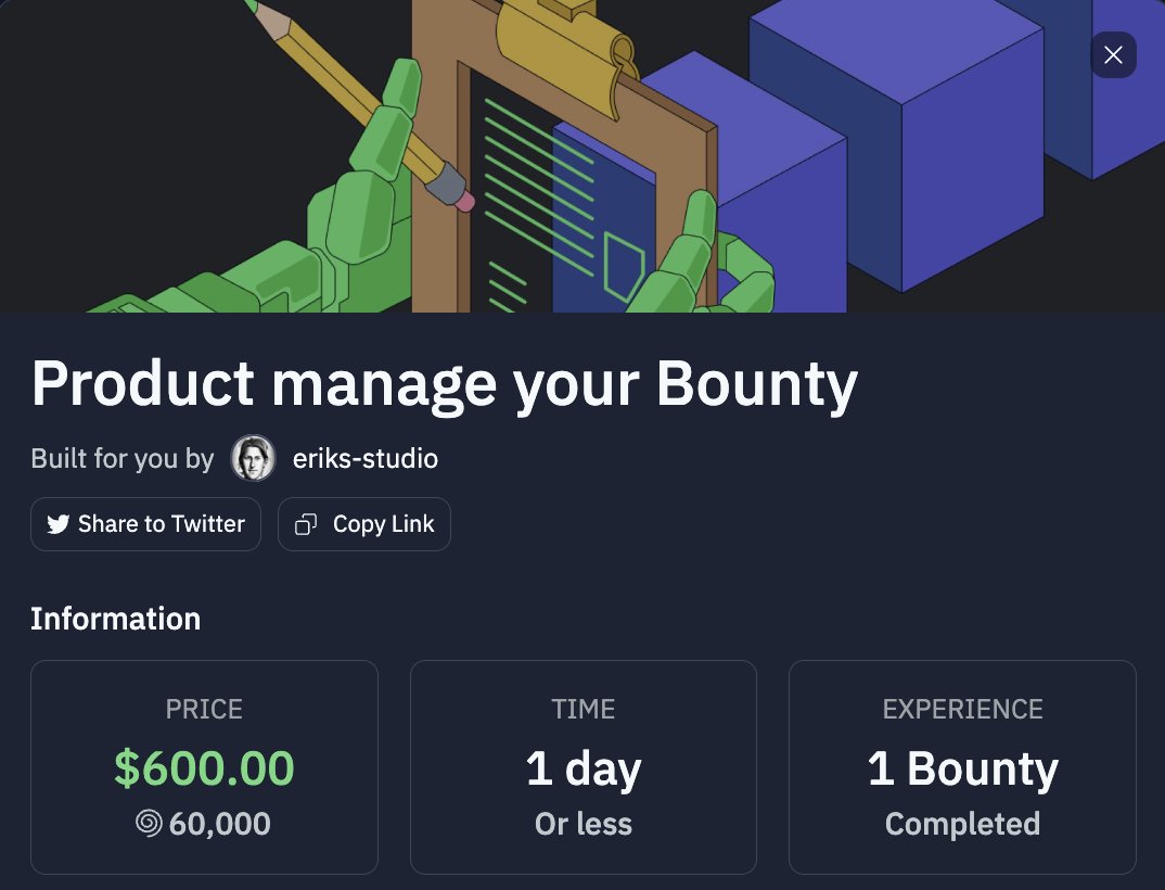 Service helps write custom bounty specs for projects
